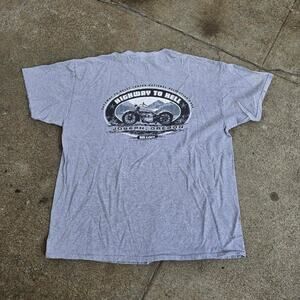Vtg Y2k HELL'S CANYON NATIONAL PARK Highway to Hell Oregon Biker T Shirt XL